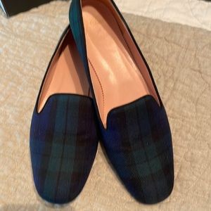 Black watch tartan plaid smoking slippers!